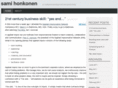 samihonkonen.com
