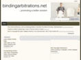 bindingarbitrations.net