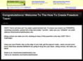 howtocreatefreedom.info