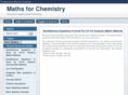 mathsforchemistry.info