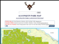 algonquinparkmap.net