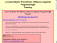 licensedmasterpractitionerofnlp.net