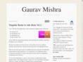 gauravmishra.com