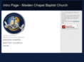 maidenchapel.com