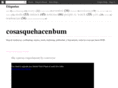 cosasquehacenbum.com