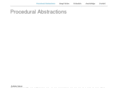 proceduralabstractions.com