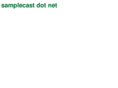 samplecast.net