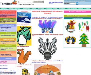 tomlitoo.com: Coloriages,jeux,bricolages,decorations pour les enfants:Tomlitoo
Coloriages, jeux pour les anniversaires, bricolages et activités à imprimer pour les enfants. Des recettes, des astuces pour les tout petits: Tomlitoo est le site pour les parents d'enfants de 0 à 8 ans!