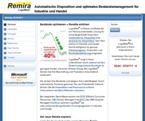 logomate.org: LogoMate löst nahezu alle Aufgaben der Automatischen Disposition und des optimales Bestandsmanagements für Handel und Industrie - Automatische Disposition und optimales Bestandsmanagement für Industrie und Handel
Automatische Disposition und Bestandsoptimierung für Produktion und Handel