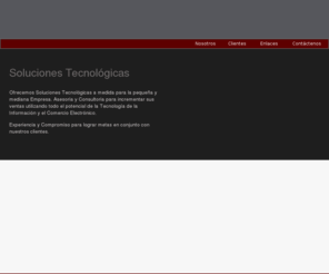 sysworkonline.com: J&M Syswork
J&M Syswork ofrece soluciones tecnologicas a medida para la pequena y mediana Empresa. Asesoria y Consultoria para incrementar sus ventas utilizando todo el potencial de la Tecnología de la Información y el Comercio Electrónico. 