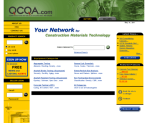 microdeval.com: QCQA.com | Home
QCQA.com. List and Find Products and Services in Construction Materials Technology.