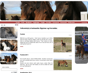 sigrunsig.com: HeimasÃ­Ã°a SigrÃºnar og Ãorvaldar
HeimasÃ­Ã°a SigrÃºnar og Ãorvaldar