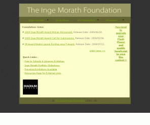 ingemorath.org: Inge Morath Foundation