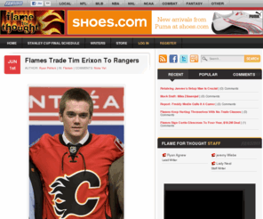 flameforthought.com: Flame for Thought | A Calgary Flames blog
