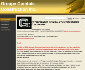 groupecomtois.com: Groupe Comtois Construction Inc.
Groupe Comtois Construction est contracteur général et Électricien