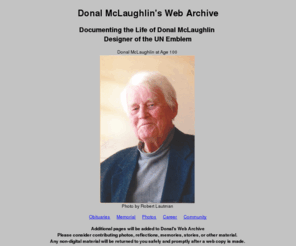 donalmclaughlin.org: DonalMcLaughlinWelcome
Donal McLaughlin history photos main page