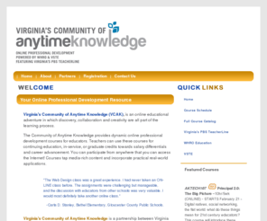 anytimeknowledge.org: Virginia's Community of Anytime Knowledge
