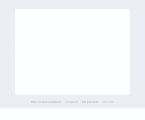 notepad.cc: notepad.cc - a piece of paper in the cloud
A service by Jacob Bijani.