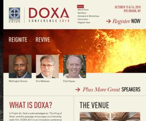 doxaconference.org: Christian Union DOXA Conference 2010
