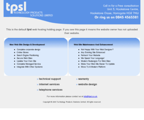access-communications.net: Welcome to Technology Products Solutions Limited
