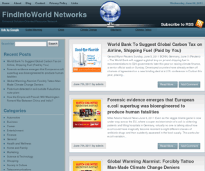 findinfoworld.com: FindInfoWorld Networks - Interesting News Articles - Informational Website
FindInfoWorld Networks is a universal solution-oriented resource network. The news and information that you will find here will provide help and advice for almost any of your curiosities.