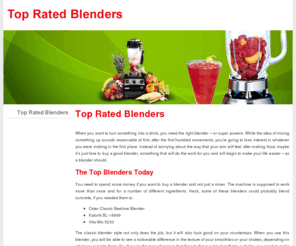 blenderman.org: Top Rated Blenders
While the idea of mixing something up sounds reasonable at first, after the first hundred movements, you’re going to lose interest in whatever you were making in the first place.