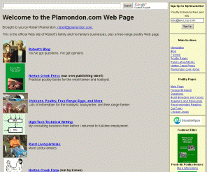 plamondon.com: Plamondon.com: the home of Robert Plamondon and all his works!

