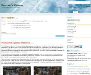 patchou.com: Patchou's Cabana | The home page and blog of Cyril Paciullo

