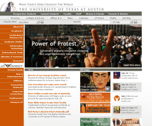 utexas.edu: The University of Texas at Austin - Web Central