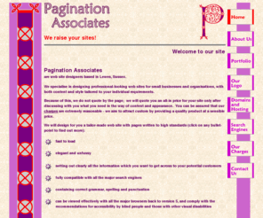 pagination.co.uk: Pagination Associates, Sussex Web Site Designers - Home Page
Pagination Associates, Sussex-based web site designers for small businesses and organisations