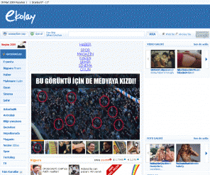 ekolay.net: ekolay.net | Türkiye'nin en kapsamlı yaşam portali | Haber, spor, oyun, yarışma, video, kadın
Türkiye'nin en kapsamlı yaşam portali. Haberden spora, kadından magazine, oyundan sehir rehberine kadar pek cok içerik kanalı ve servisi sizi bekliyor. Ödüllü yarışmalar, sohbetler, yeni arkadaşlıklar, videolar, foto albümleri ve daha fazlası ekolay.net?te. Fenerbahçe, Galatasaray ve Beşiktaş taraftar sözlükleri de burada. Gelin, yazın, tartışın. Yeniliklerin adresi ekolay.net.