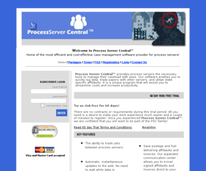 mypsc.net: Process Server Central
