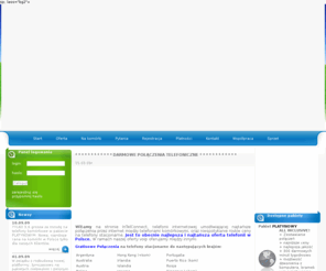 intelconnect.pl: Najtansze polączenia : bez abonamentu : telefon internetowy, telefonia internetowa, VoIP bramka,  rozmowy przez internet,  telefon internetowy,  tanie rozmowy telefoniczne
Najtansze polączenia przez internet z telefonami komórkowymi, niskie ceny na telefony stacjonarne, darmowe polączenia za granice. Telefon internetowy, telefonia internetowa, VoIP bramka,  rozmowy przez internet,  telefon internetowy,  tanie rozmowy telefoniczne