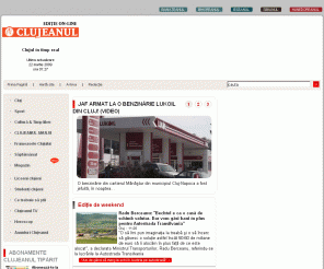 clujeanul.ro: CLUJEANUL - zi de zi, ştiri din Cluj, imediat ce se întâmplă
CLUJEANUL - zi de zi, ştiri din Cluj, imediat ce se întâmplă