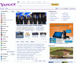 yahoo.net: Yahoo!
Welcome to Yahoo!, the world's most visited home page. Quickly find what you're searching for, get in touch with friends and stay in-the-know with the latest news and information.