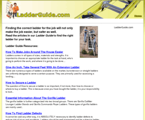 ladderguide.com: Ladder Guide
Ladder Guide