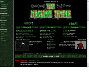 massassi.net: The Massassi Temple: #1 Source For Everything Jedi Knight
Up to date news, information, and downloads related to Jedi Knight and Mysteries of the Sith, as well as all upcoming Star Wars Shooters.