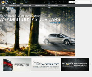 chevrolet.com: 2011 Cars, SUVs, Trucks, Crossovers & Vans | Chevrolet
The Official site for all new 2011 Chevy cars, trucks, crossovers & SUVs. Discover award winning and fuel efficient cars in our range of vehicles.