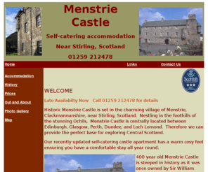 relocationrelocation.net: Menstrie Castle , stirling, scotland, self catering accommodation, home

