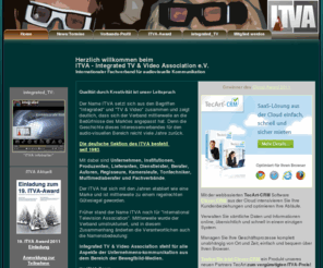 itva.eu: ITVA - Integrated TV & Video Association e.V. - Home
ITVA, ITVA - Integrated TV & Video Association e.V.