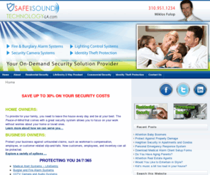 safeandsoundtechla.com: Safe & Sound Technology Los Angeles | Miklos Fulop
