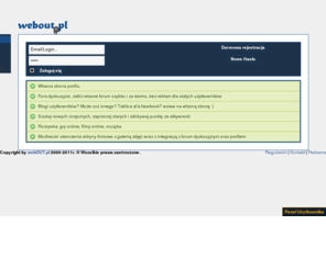webout.pl: Logowanie do webOUT.pl
Default Page Description