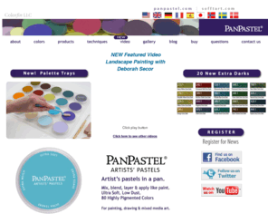 panpastels.com: PanPastel Colors ­ Ultra Soft Artists Painting Pastels
PanPastel Colors - professional artists quality soft pastels in a pan. Ultra soft, highly pigmented, low dust, lightfast. Paint straight from the pan