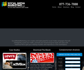 socialmediaoptimizationconsultant.com: Social Media Marketing - Social Media Optimization | socialmediamarketing.com
Social Media Marketing is the premier thought leading agency for brands looking to maximize ROI driven social media marketing campaigns.