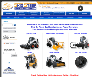 trak-bites.com: Skid Steer Attachments | Skid Steer Loader Equipment | Skid Steer Solutions
Solutions for skid steer attachments, accessories and loaders. Visit Skid Steer Solutions online for affordable attachments and accessories for your Bobcat equipment and more.
