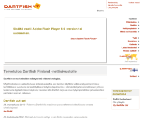 dartfish.fi: Dartfish - Videoanalyysiratkaisut
Dartfish luo sovelluksia urheilun ja oppimisen suorituskykyisyyden kehittämiseksi sekä ainutlaatuisia tv-lähetysten tehosteita