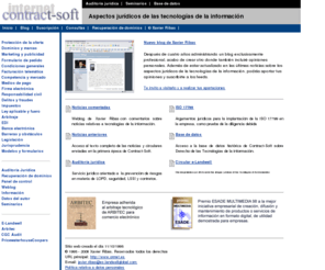 onnet.es: ISO 17799 - Contract-Soft - Xavier Ribas
Aspectos jurídicos del comercio electrónico.