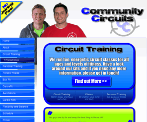 communitycircuits.com: Welcome to Community Circuits
Community Circuits is your fun, local way to get fit. This is our online circuit training home where you'll find all the information you need to get fit and have fun!