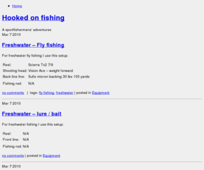 ghostworks.net: A sportfishermans’ adventures | Hooked on fishing
