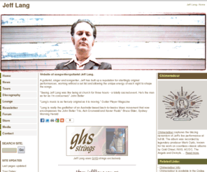 jefflang.com.au: Jeff Lang: Home
Homepage of Australian-based musician Jeff Lang. A singer-songwriter, Jeff has built up a reputation for startlingly original performances, working without a set list, allowing the unique energy of each night to shape the songs
